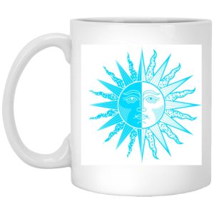 Full Blue XP8434 11oz White Mug